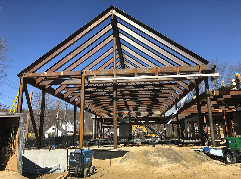 Beam And Deck Job At Cushing Academy