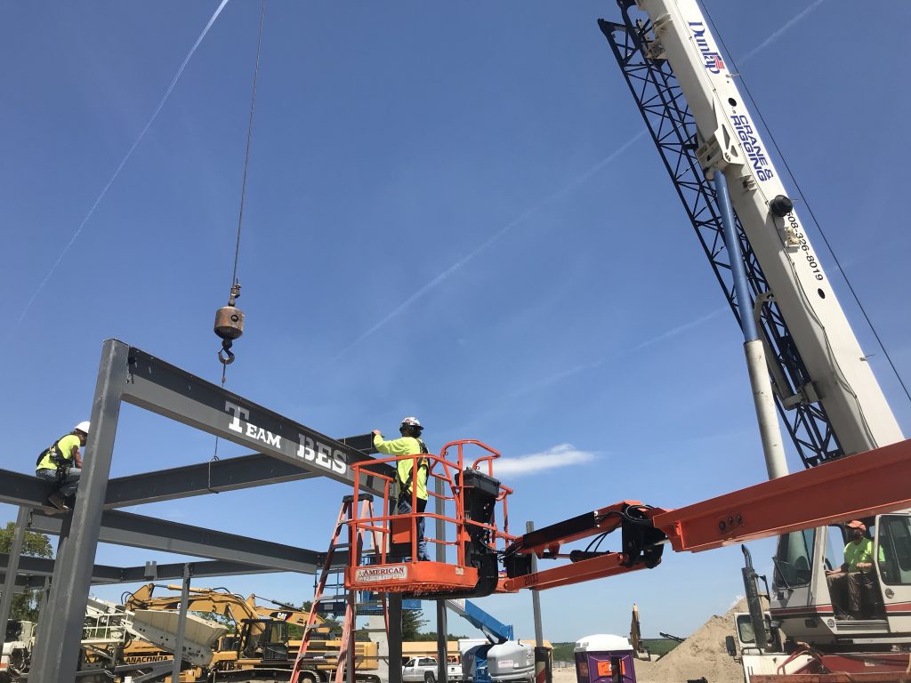 Fixing Steel Structures At Alexan Wrentham